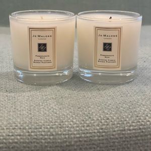 Two Mini Jo Malone Pomegranate Noir candles